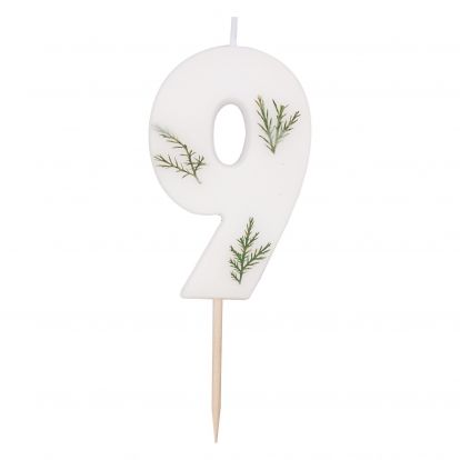 Küünal rohelusega "9"