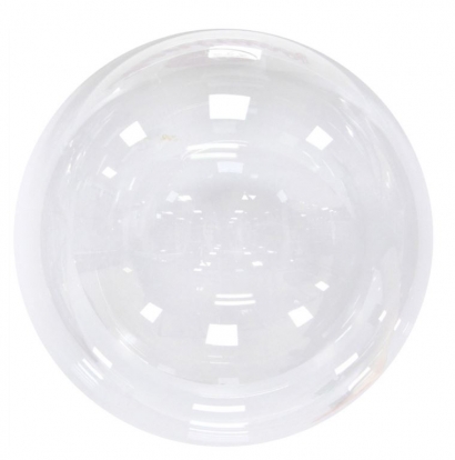 Läbipaistev ümmargune õhupall (45 cm)