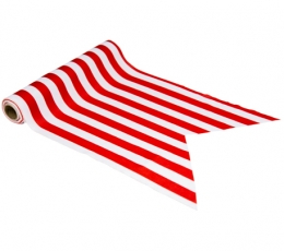 Lauajooks punase-valge triibuline (28 cm x 5 m)