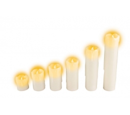LED-küünalde komplekt (6 tk)