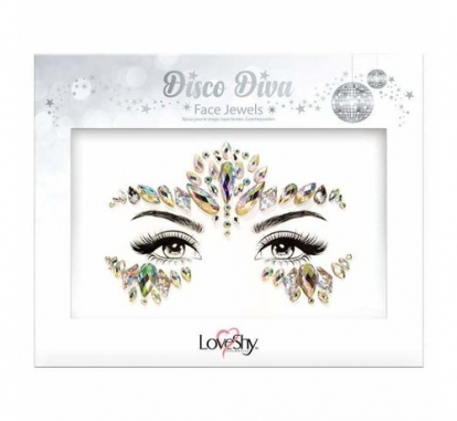 Liimitavad teemandid näole  "Disco Diva" 