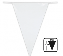 Lipukeste vanik, plastmasas, valge (10 m) 1