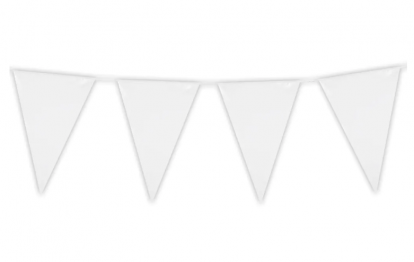 Lipukeste vanik, plastmasas, valge (10 m)