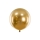 Kroomitud õhupall, ümmargune kuldne (60 cm/Party Deco)