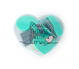 Mini kirjatarvete komplekt "Do small things with Love" (6 tk.)