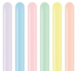 Modelleerimis õhupallid, macaron assorted (100 tk./260M/Kalisan)
