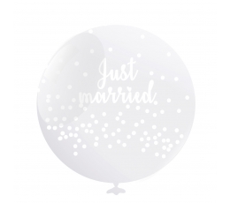 Õhupall "Just Married" (6 tk./50 cm)