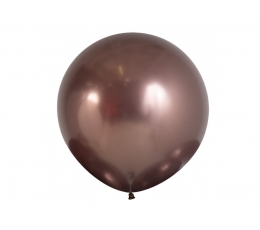 Õhupall kroomitud, pruun (60 cm/Sempertex)