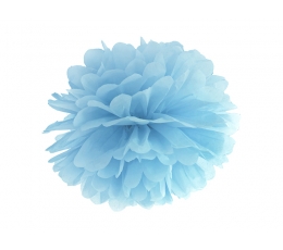 Pom pom pall, helesinine 35cm/1tk