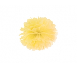 Pom pom pall, kollane (25 cm)