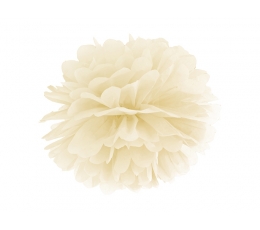 Pom pom pall, kreemjas (35 cm)