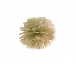 Pom pom pall, kuldne (25 cm)