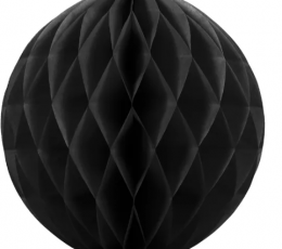 Pom pom pall, must (20 cm)