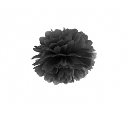 Pom pom pall, must  (25 cm)