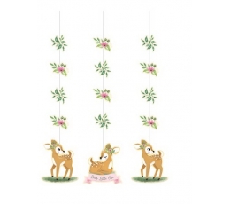 Rippuvad kaunistused "Hirv Bambi" (3 tk.)