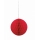 Riputatav paberist pall, punane (20 cm)