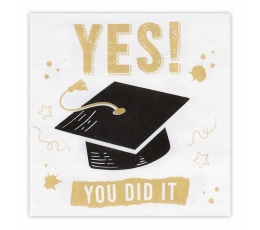  Salvrätikud "Graduation. You did it!" (20 tk.)