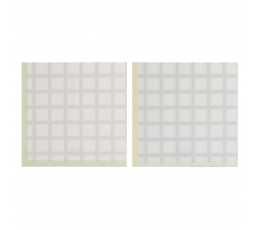 Salvrätikud "Pastelsed ruudud" (16 tk.)