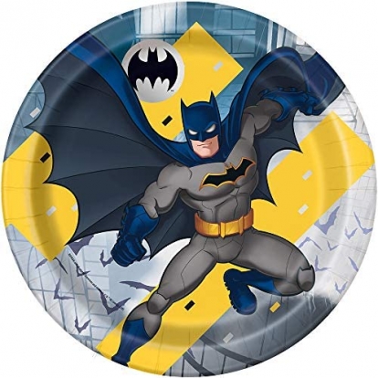  Taldrikud "Batman" (8 tk/22 cm)