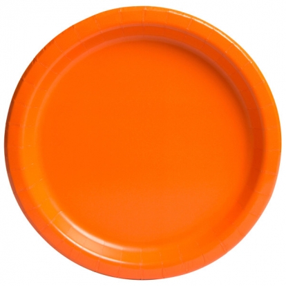 Taldrikud, oranžid (16 tk./23 cm)
