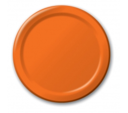  Taldrikud, oranžid (8 tk / 22 cm)