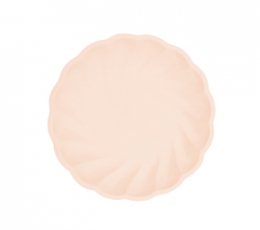  Taldrikud, ümmargused virsiku värvi (6 tk./18,8 cm)
