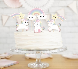 Tikud-kaunistused "Baby Unicorn" (6 tk.) 1