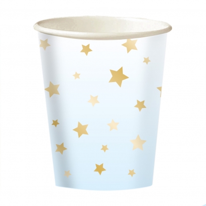 Topsid "Kuldsed tähekesed", helesinised (8 tk./250 ml)