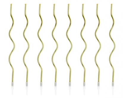 Tordiküünlad kuldsed (8 tk./14 cm)