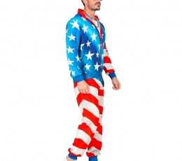 USA Party sportlik karnevali kostüüm (XL)