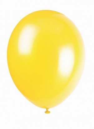 Õhupall, kollane (30 cm)