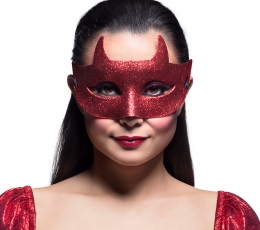 Acu maska ​​"Velns", spīdīga 1