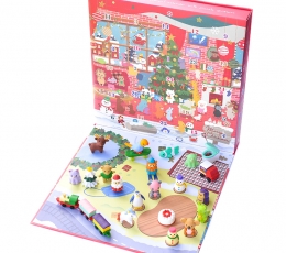 "Iwako" Adventes kalendārs bērniem "Dzēšgumijas-puzles komplekts" 4