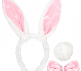 Aksesuāru komplekts "Rozā zaķītis"