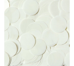 Apaļi konfeti, balti (15 g)