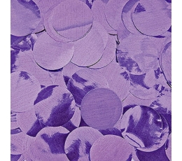 Apaļi konfeti, ceriņkrāsas (15 g)