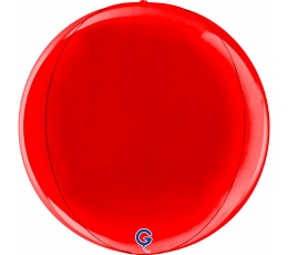 Apaļš balons, sarkans (38 cm)