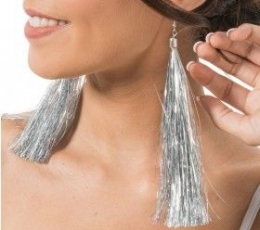 Auskari "Sudraba pušķi"