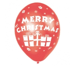Baloni "Merry Christmas" (6 gab./28 cm)