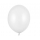 Balons, balts perlamutrs (30 cm)