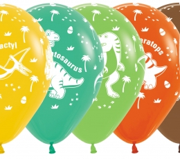Baloni "Dinozauri" (25 gab./30 cm)