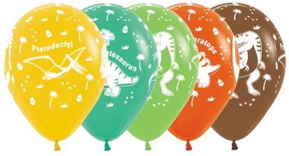 Baloni "Dinozauri" (25 gab./30 cm)