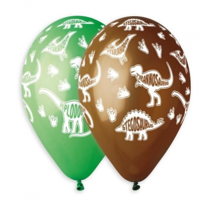 Baloni "Dinozauri-Stregosauri" (5 gab./30 cm)