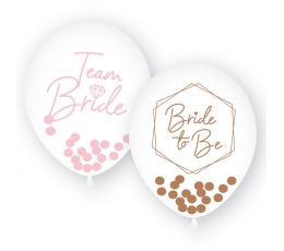 Baloni "Team Bride.Bride to be" (6 gab. 27 cm)