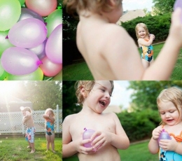 Baloni "Ūdens bumbas", krāsaini (100 gab./8 cm) 0