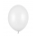  Balons, balts perlamutra (12 cm/Party Deco)