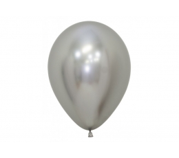 Balons, chrome sudrabs (30 cm/Sempertex)
