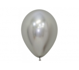 Balons, chrome sudrabs (30 cm/Sempertex)