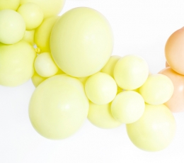 Balons, dzeltens (12 cm/Party Deco) 1