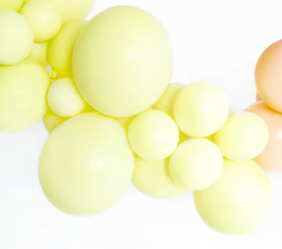 Balons, dzeltenīgs (30 cm/Party Deco) 1